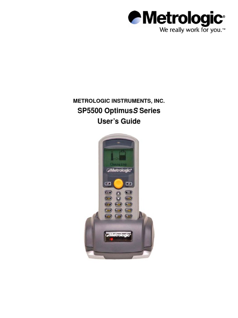 metrologic sp5500 optimus s software